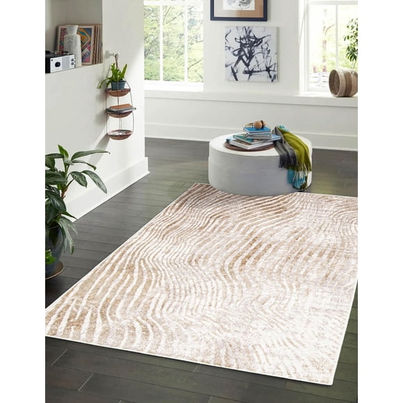 ECARPET Kamala Contemporary/Modern Area Rug for living room, bedroom, dining room, entrance, hallway and more.