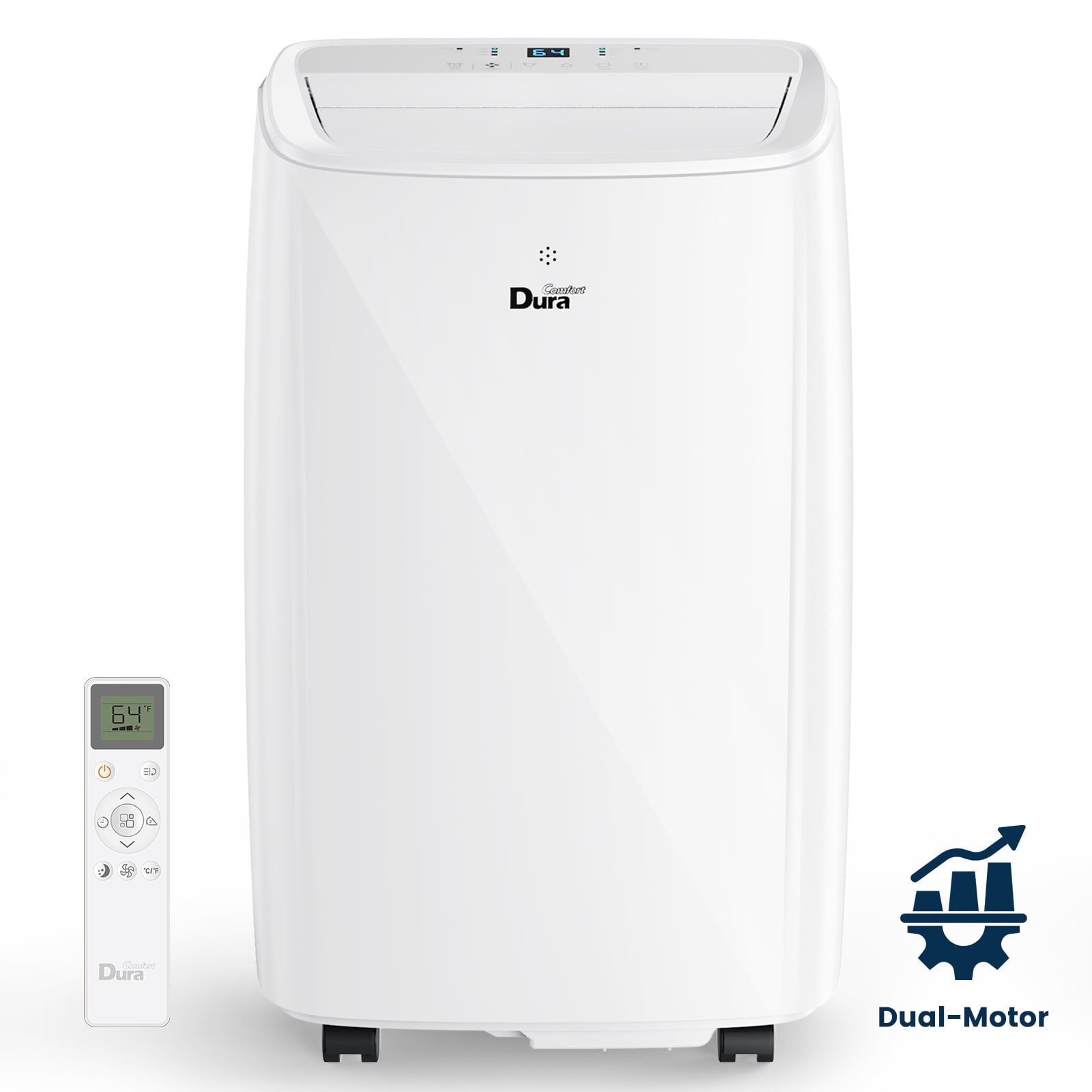 DuraComfort Portable Air Conditioner 10000BTU with Dehumidifier,  Fan, Cool, for room ups to 300Sq.Ft, 6300BTU SACC