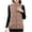 Coffee, variant on Hueook Womens Puffer Vest Women's Sleeveless Solid Color Warm Casual Jacket without Hat Pockets Red XL
