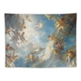 thumbnail image 5 of GOSMITH Retro Decor Tapestries, Versailles French Art Decorative Tapestries European Painting Art Ceiling Decoration Apartment Dormitory  Painting, 5 of 6