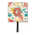 thumbnail image 1 of Carolines Treasures CJ2001-GSH4 Letter G Retro Teal Orange Musical Instruments Initial Leash & Key Holder, 1 of 1