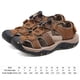 thumbnail image 3 of Sandalias de verano Zapatos de playa transpirables para hombre, suministros para exteriores para senderismo (marrón oscuro 43), 3 of 3