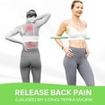 thumbnail image 3 of Yoga Alignment Stick Back Straightener - Gray Color Foldable Design For Easy Storage, Lightweight For Yoga Practice, Pilates, Posture Correction, Home Gym, Office Use, 3 of 5