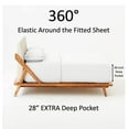 thumbnail image 5 of 28" DEEP POCKET, 1000-Thread-Count 100% Egyptian Cotton 6 PC Sheet Set |Twin, Dark Grey|, 5 of 8