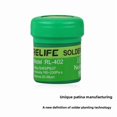 thumbnail image 4 of Export-Grade Lead-Free Solder Paste, 183°C Medium-Temperature, No-Clean Formula for Mobile Phone Repair, BGA Soldering, Syringe Application, 30g (RL-401), 4 of 6