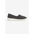 thumbnail image 4 of Comfortview Women's The Dottie Cotton Canvas Slip On Sneaker, 4 of 6