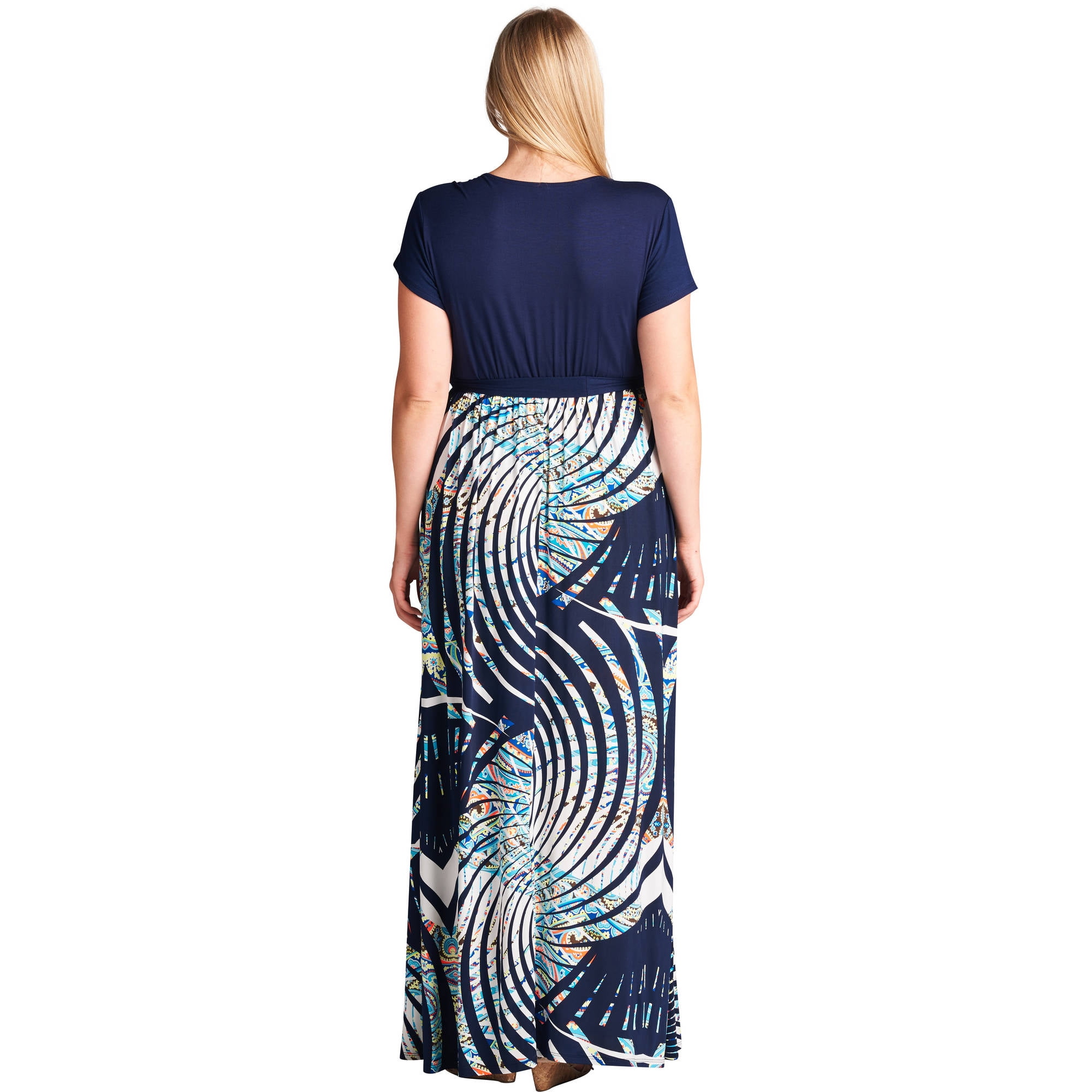 Mommylicious Wrap Spiral Maxi Dress - Walmart.com Mommylicious Wrap Spiral Maxi Dress - Walmart.com
