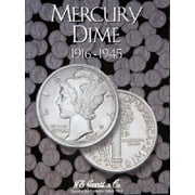 Mercury Dimes Coin Folder, 1916-1945, by H.E. HARRIS