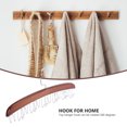 thumbnail image 3 of CTIRCHIU 1Set Rotating Twirl Wooden Tie Rack With Swiveling Head For Closet Organization And Home Decor, 3 of 8