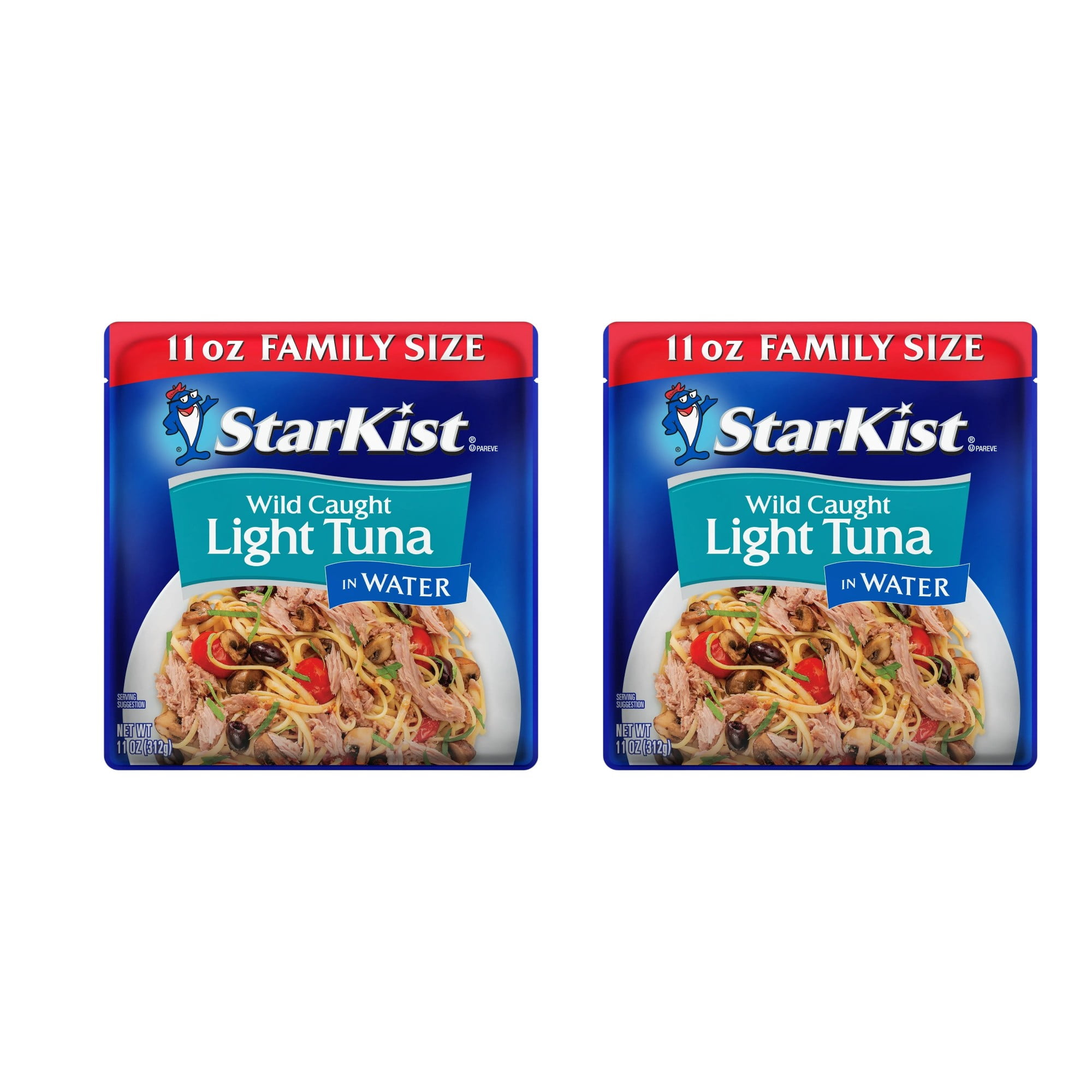 (2 pack) StarKist Chunk Light Tuna in Water, 11 oz Pouch