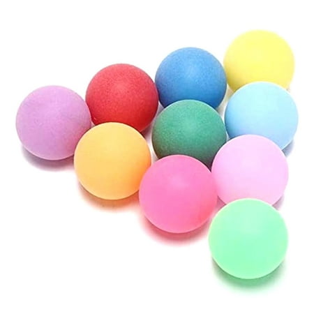 Myst Design 40mm Colored Balls (10//50 Pack) – Plastic Table Tennis Balls for Training, Party Games Activities – Multi-Purpose for Sports
