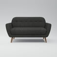 thumbnail image 2 of Artdeco Home Oakland Loveseat Sofa, Charcoal, 2 of 7