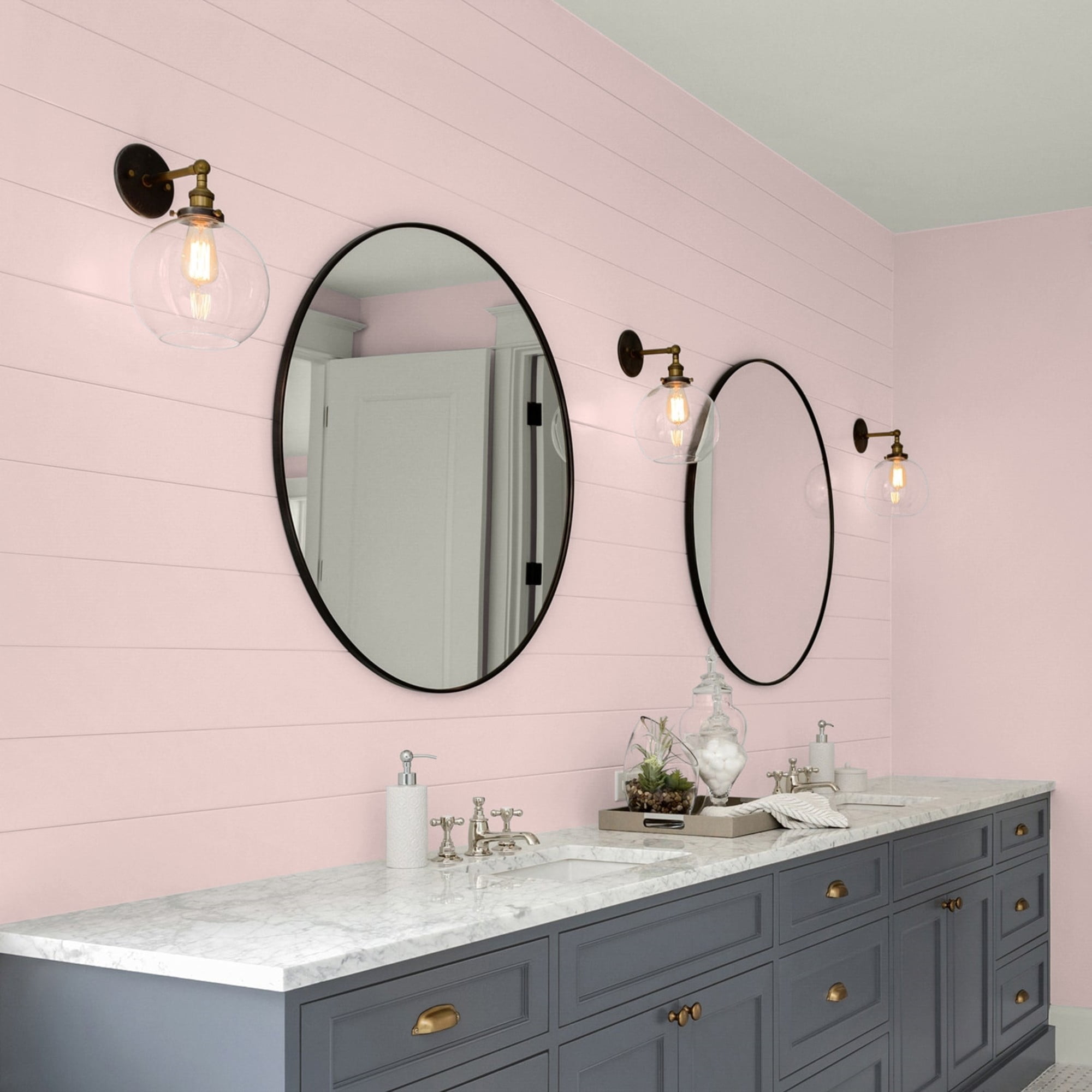 Glidden HEP Whirligig / Pink, Eggshell Interior Paint with Primer, 1 Quart
