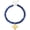 Blue, variant on Terandius Resin Chunky Beaded Necklaces for Women 14k Gold Plated Cross Statement Necklace Large Hammered Cross Necklace Chunky Beaded Jewelry Women Trendy