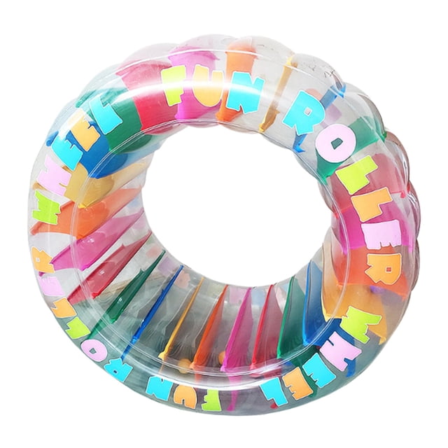 Flotador Inflable De Piscina Con Rueda De Agua, Balsa De PVC Para Entretenimiento En El Patio Trasero En Verano