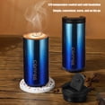 thumbnail image 5 of Blasgw 400ml Stainless Steel Vacuum Insulated Coffee Cup With Lid Coffee Cup Water Cup For Keeping Hot/Iced Coffee Tea Beer Suitable For Travel Office Leisure Blue, 5 of 9