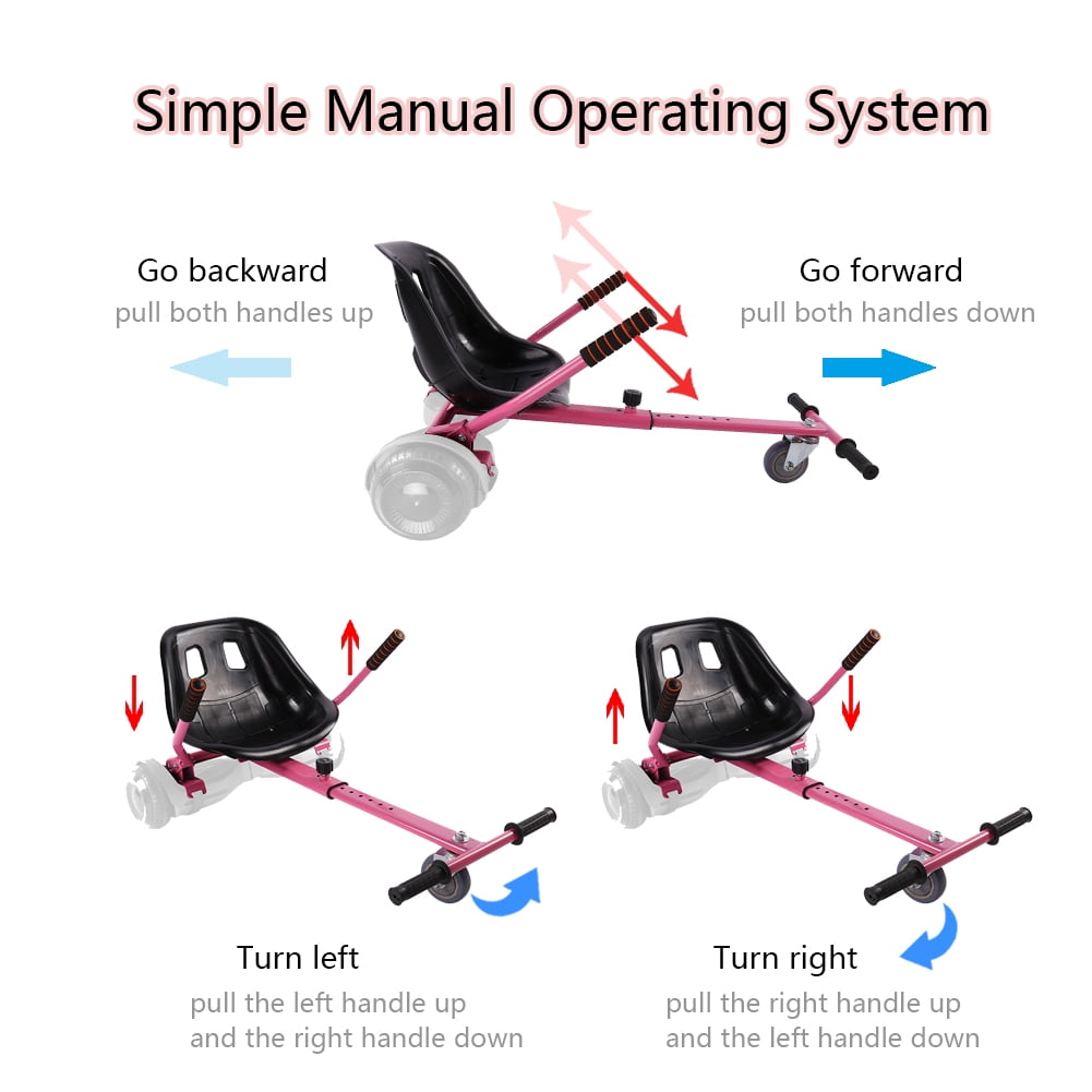 Pink Hoverboard Go Kart Seat Attachment for Adults Turkey Ubuy