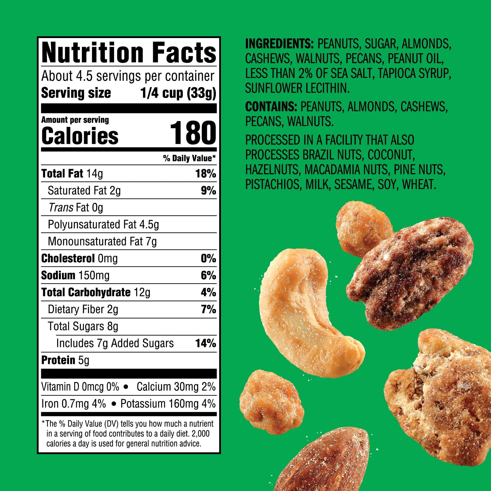 Emerald The Original Salty Sweet Mixed Nuts No Artificial Flavor
