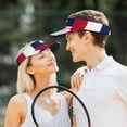 thumbnail image 4 of Texas Flag Sport Visor Hats Sun Protection Outdoor Activity For Women Men, 4 of 7