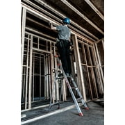 Little Giant Flip-N-Lite 5 Aluminum, Platform 3 Step Ladder, 300 lbs Rated, Type 1A