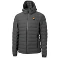 thumbnail image 2 of Men's-Cutter & Buck  Gray Illinois Fighting Illini Mission Ridge Eco Insulated Repreve Hooded Full-Zip Puffer Jacket, 2 of 3
