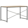 thumbnail image 2 of vidaXL Computer Desk Black and Oak 120x60x70 cm, 2 of 5