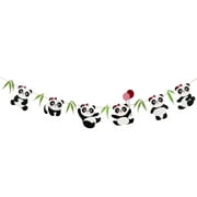 Giant Panda Banner Hanging Flag Photo Decor Astetic Room Birthday Party Backdrop The Baby
