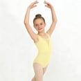 thumbnail image 3 of Agkizg Girls Camisole Leotard, Sleeveless Solid Color Ballets Dance Wear Crew Neck Stretchy Bodysuit, Sizes 3-15 Years, 3 of 6