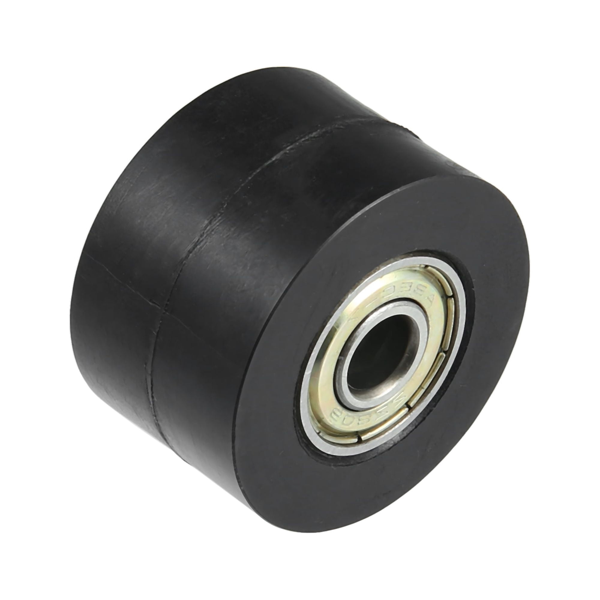 Unique Bargains 8mm Drive Chain Pulley Roller Slider Tensioner Wheel Guide Black