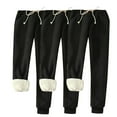 thumbnail image 2 of 3 Pack Womens Fashion Sweatpants Casual Solid Color Large Size Loose Home Black Sweatpants Pants Long Pants (L), 2 of 8