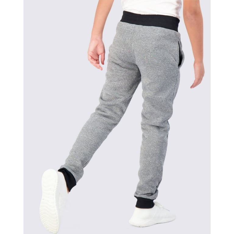 3 Pack: Boys Youth Active Athletic Soft Fleece Jogger Sweatpants