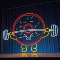 thumbnail image 5 of Handmadetneonsign Donut Does Gym Neon Sign, Donut Wall Art Decor, Gym Neon Sign, Donut Bakery Wall Decor, 5 of 5