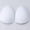 White, variant on ZAXARRA Women?s 2PCS Bra Pads Triangle/Round Shapes Sewn Bra Inserts Liner Pads