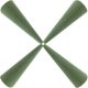 thumbnail image 5 of 4 piezas de barro de flores, forma de cono, bloque de espuma floral, material para arreglos florales frescos y artificiales., 5 of 8