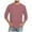 Hot Pink, variant on IYTR Mens 3/4 Sleeve Shirt Crew Neck Sports Loose Fashion Leisure Striped Print Classic Tshirt Blouses(Blue,XXXL)