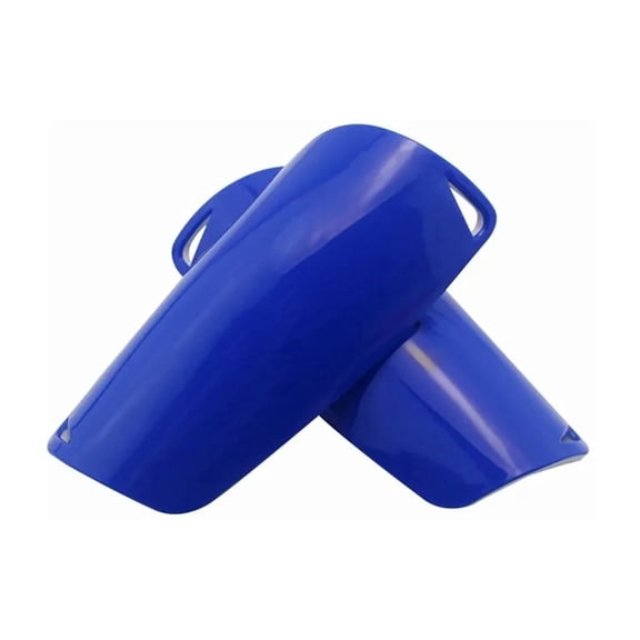 Blue Football Calf Sleeve & Shin Guard Compression Pads for Sports, Outdoor - Breathable, Anti-Slip, High Elasticity, Size M