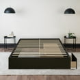 thumbnail image 1 of Lit en Bois avec Rangement (Noir) - Grand Lit, 1 of 2