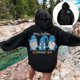 thumbnail image 2 of WILLBEST Sudaderas de Mujer, Sudaderas con Capucha de Manga Larga con Cordón Ajustable, Estampados, Tallas Grandes, Tops de Otoño Chica​​, 2 of 7