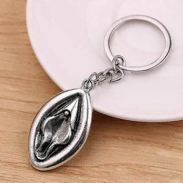 Sexy Personalize Metal Female Genital Jewelry Car Key Chain Keychain Keyring