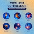 thumbnail image 5 of ProHeal Reusable Elastic Bandage Wrap For Wounds, 2 Pack Fun Colors Self-Closure - 3" x 180" Compression Medical Wrap, 5 of 6