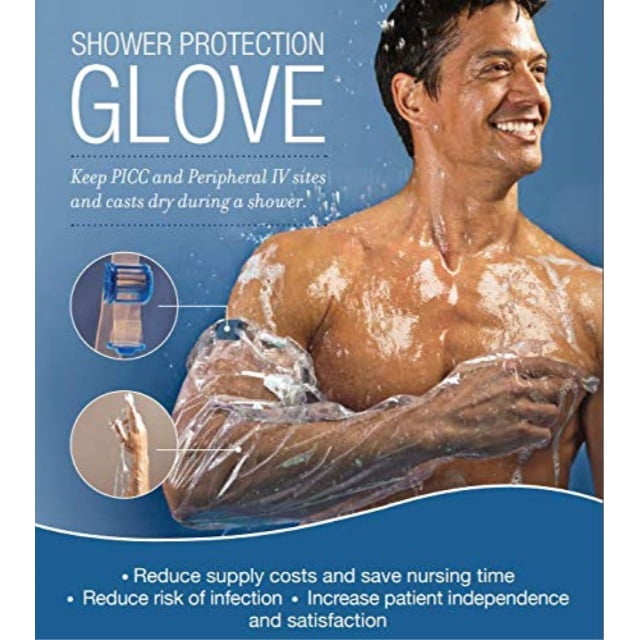 aqua guard moisture barrier, shower protection glove with waterseal