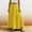 A144 Yellow, variant on Women's High Waisted Maxi Skirt Tiered Eyelet Embroidery Long Skirt A-Line Flowy Boho Style Cotton Feel Skirt for Summer Beach Vacation Casual Elegant Daily Wear