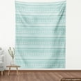 thumbnail image 4 of Ambesonne Abstract Fabric by the Yard Upholstery, Lace Looking Ornament, 5 Yards, Seafoam White, 4 of 5