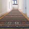 thumbnail image 2 of Ottomanson Non-Slip Hallway Runner Rug 2'7" x 9'10" Perfect for High Traffic Areas, Multi Stripes, 2 of 8