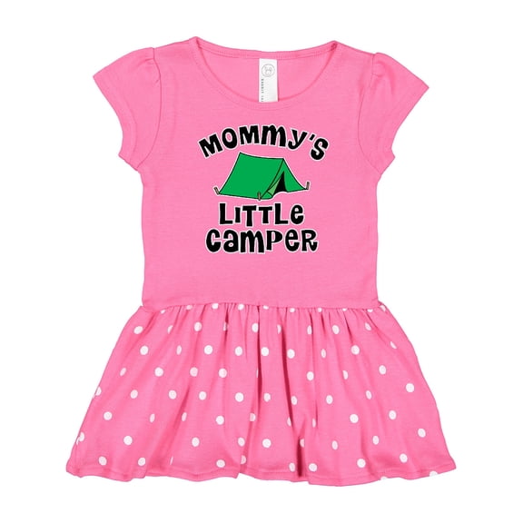 Inktastic Camping Mommy Little Camper Gift Baby Girl Dress