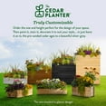 thumbnail image 4 of Greenes Fence 46 in. x 11 in. x 7 in. Cedar Wood Planter Box (2-Pack), 4 of 8