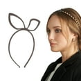 thumbnail image 2 of Unique Bargains 1 Pc Cute Frosted Animal Headbands for Women Dark Brown, 2 of 6