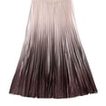 thumbnail image 2 of YHAJDS Women's High Waisted Midi Skirts Gradient Rhinestone Pleated Flared Skirt Summer Women, 2 of 5