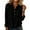Black, variant on Womens Trendy Casual Corduroy Buttoned Blouses Tops Fashion Women's Casual Solid Color PleatedLong Sleeve Turndown Collar Blouse Shirt