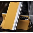 thumbnail image 2 of Case for Xiaomi Redmi Note 11 4G Premium PU Leather Cover, [Shockproof TPU Interior Case] Stand Flip Phone Case for Xiaomi Redmi Note 11 4G/Redmi Note 11S 4G CX Yellow, 2 of 11